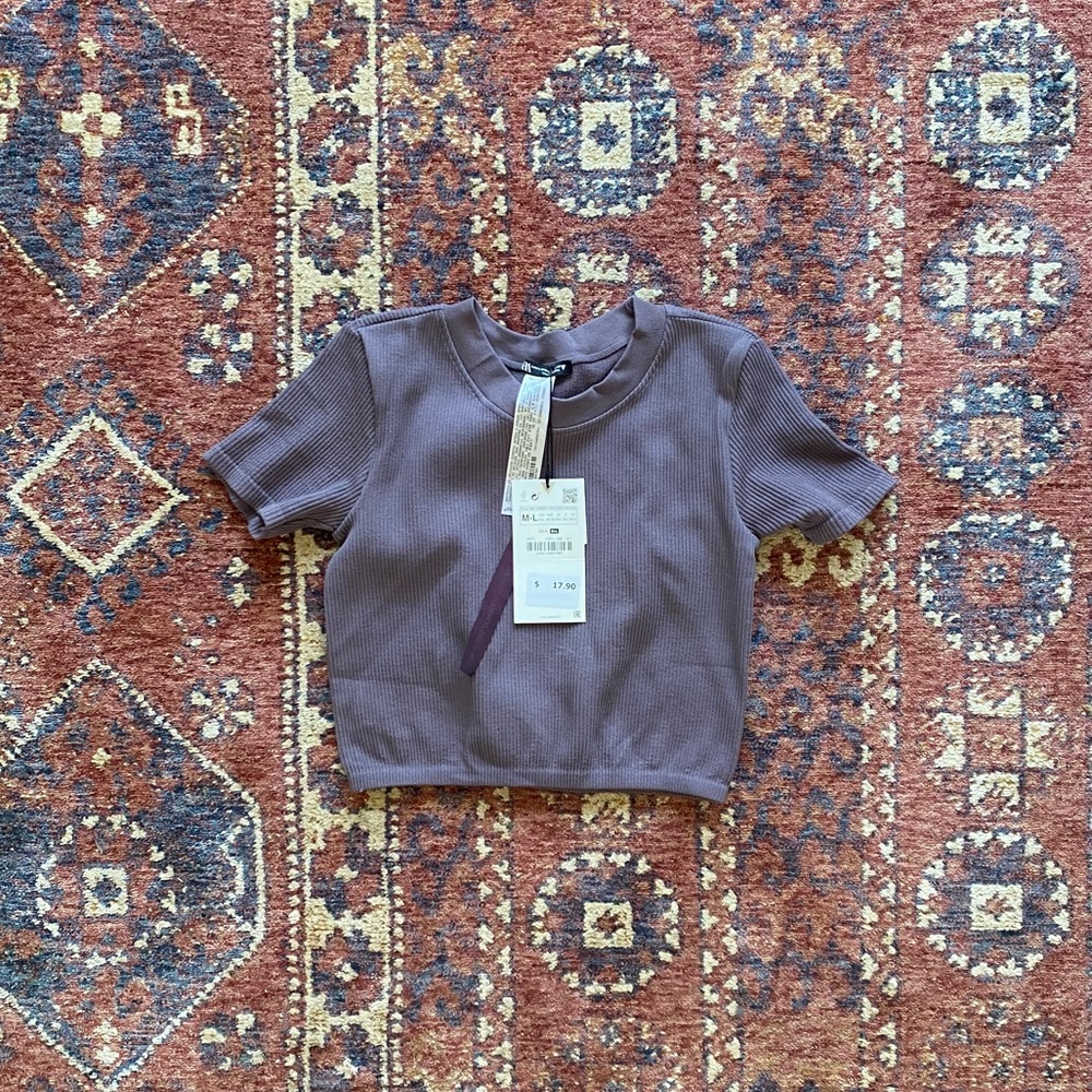 Zara cropped top limitless collection